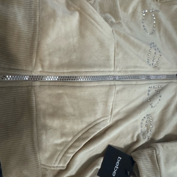 NEW Bebe Beige set women XS - Picture 3 of 5